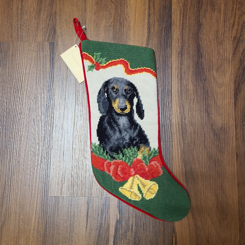 Black & Tan Dachshund Christmas Stocking